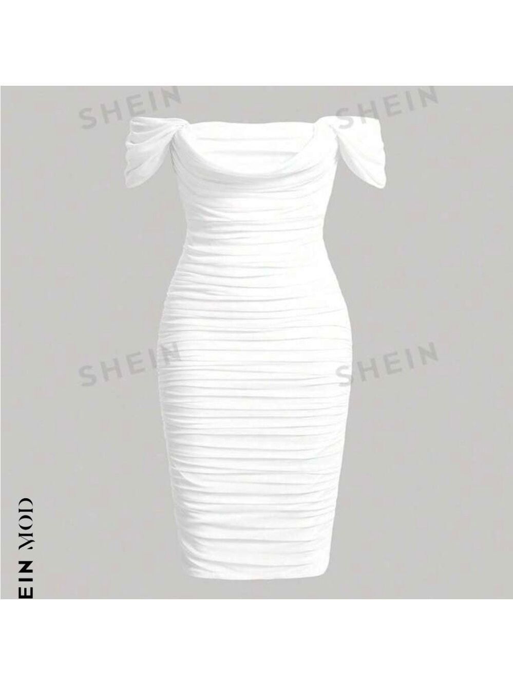 SHEIN MOD NWT white off shoulder dress
